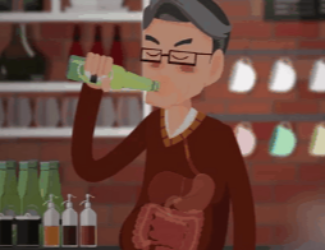 喝酒傷身，小心“干杯”變“肝悲”！